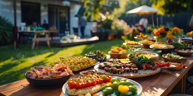Outdoor catering services