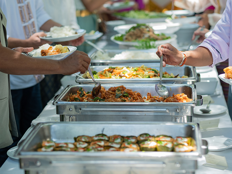 Catering for small party